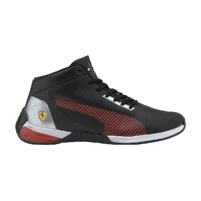 Pre-owned Puma Scuderia Ferrari X Kart Cat X Mid 'black Rosso Corsa'