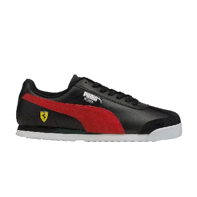 Pre-owned Puma Scuderia Ferrari X Roma 'black Rosso Corsa'