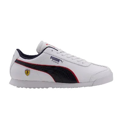 Pre-owned Puma Scuderia Ferrari X Roma 'peacoat' In White