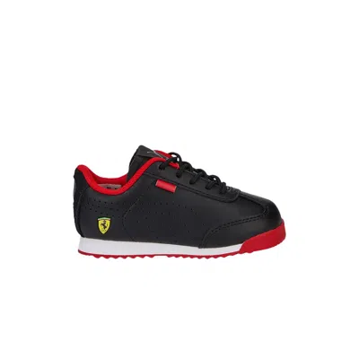 Pre-owned Puma Scuderia Ferrari X Roma Via Infant 'black' | Infant Size 4