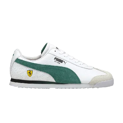 Pre-owned Puma Scuderia Ferrari X Roma 'white Green'