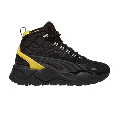 Pre-owned Puma Scuderia Ferrari X Rs-x Mid 'black Speed Yellow'