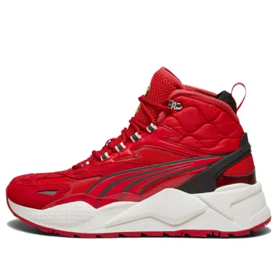 Puma Scuderia Ferrari X Rs X Mid 'rosso Corsa Black' In Red