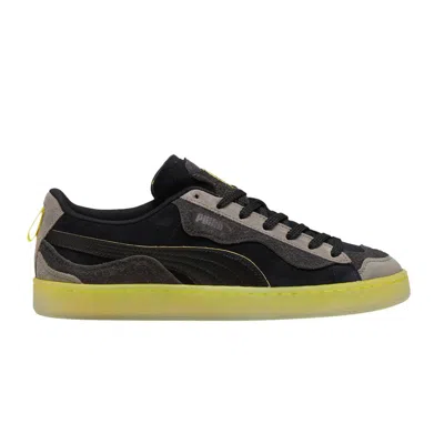 Pre-owned Puma Scuderia Ferrari X Suede 'trippy - Black Speed Yellow'