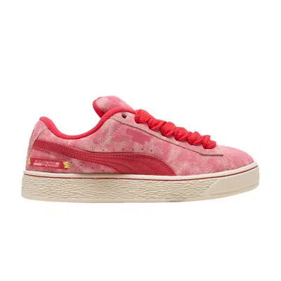 Pre-owned Puma Scuderia Ferrari X Suede Xl Big Kid 'desert Sun Pack - Rosso Corsa' | Pink | Kid's Size 6