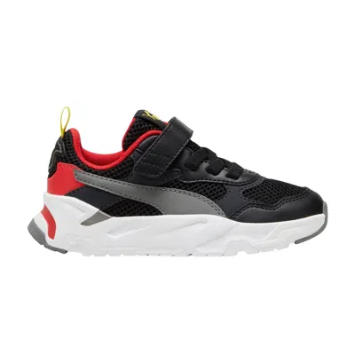 Pre-owned Puma Scuderia Ferrari X Trinity Little Kid 'black Rosso Corsa' | Kid's Size 1.5