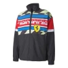 Puma Scuderia Jacket Ferrari Woven Jacket 'black Blue Red White' In Multi