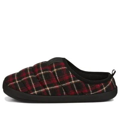 Puma Scuff Flannel Slip-on 'black Red'