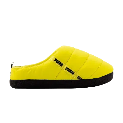 Pre-owned Puma Scuff Slippers 'fluo Yellow'