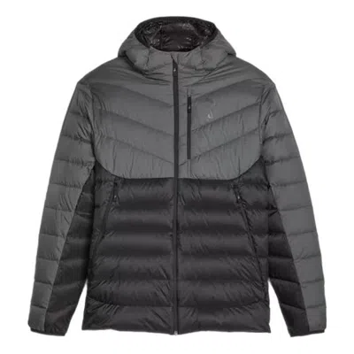 Puma Seasons Down Jacket 'black' In Gray