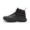 Puma Seasons Explore Nitro™ Mid Gore-tex® Women's Hiking Shoes In Black-midnight Plum-flame Flicker