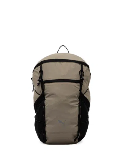 Puma Seasons Logo-print Backpack In Neutral