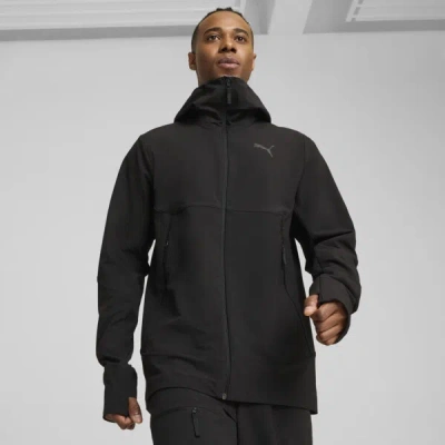 Puma Seasons Men's Softshell Jacket In Black