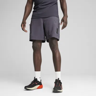 Puma Seasons Trail Running Men's 7" Shorts In Gray