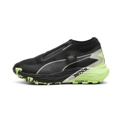 Puma Seasons Voyage Nitro™ 3 Disc Trail Running Women's Shoes In Black-fizzy Apple- Silver