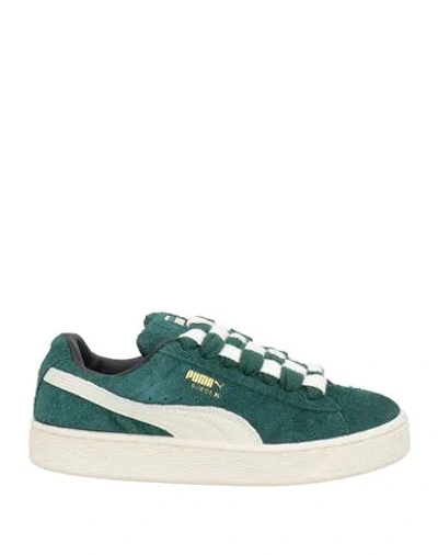 Puma Select Man Sneakers Deep Teal Size 7.5 Leather In Green