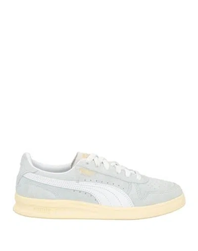 Puma Select Man Sneakers Sky Blue Size 9 Leather