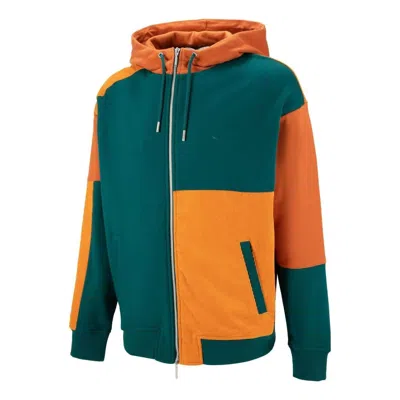 Puma Select Mmq Colorblock Jacket 'green' In Orange