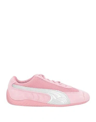 Puma Select Speedcat Premium Woman Sneakers Pink Size 7.5 Textile Fibers, Cowhide