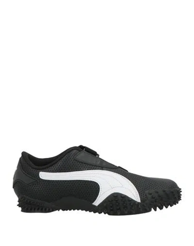 Puma Select Woman Sneakers Black Size 9.5 Cowhide, Rubber In Multi