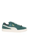 Puma Select Woman Sneakers Deep Teal Size 7.5 Leather In Pattern
