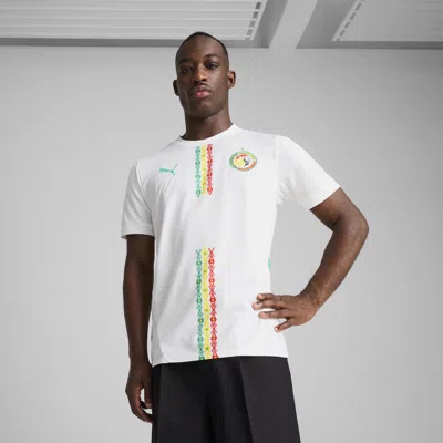 Puma Senegal 2025 Men's Home Replica Soccer Jersey In White