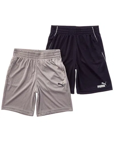 Puma Kids'  Set Of 2 Short In Blue