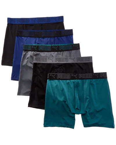 Puma Set Of 5 Boxer Brief In Black