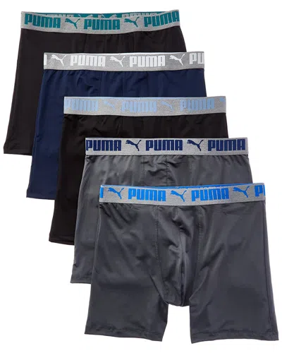 Puma Set Of 5 Boxer Brief In Gray