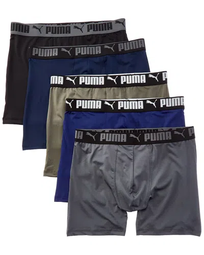 Puma Set Of 5 Performance Boxer Brief In Multi