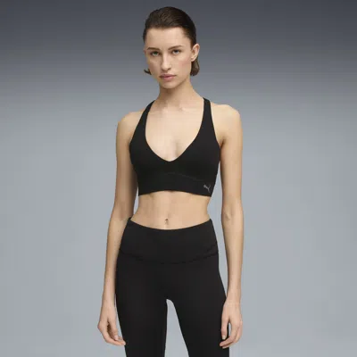 Puma Shapeluxe Plunge Bra Women In Black