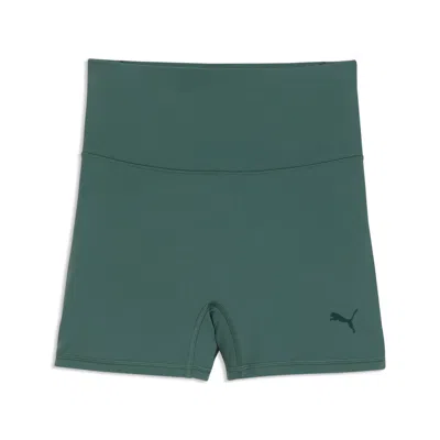 Puma Shapeluxe Women's 3" Training Short Tights In Green