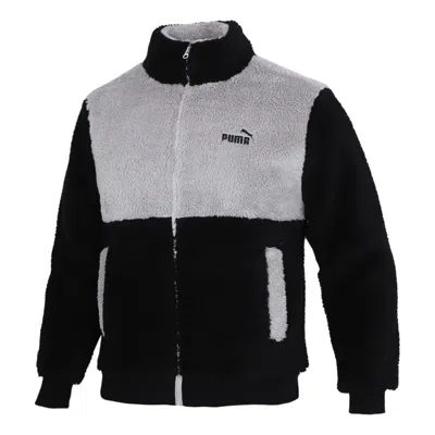 Puma Sherpa Jacket 'black' In Multi