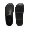 Puma Shibui Mule Wtr Slides In Black-shadow Gray