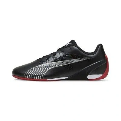 Pre-owned Puma Shoes  Ferrari Carbon Cat 30754605 In Black
