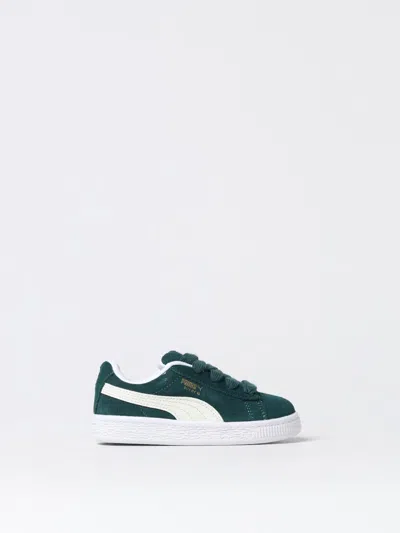 Puma Shoes  Kids Color Green In Grün