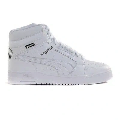 Pre-owned Puma Shoes Universal Men  Slipstream Mid 38434801 White