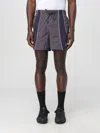 Puma X Kidsuper Colorblock Nylon Shorts In Grey