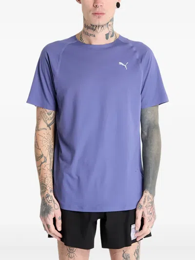 Puma Short-sleeve Performance T-shirt In Blue