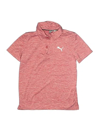Pre-owned Puma Kids' Short Sleeve Polo Shirt In Red