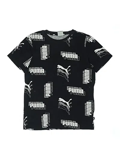 Pre-owned Puma Kids' Short Sleeve T-shirt In Black