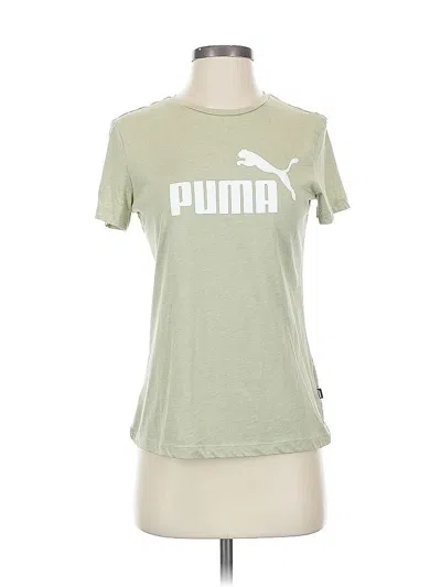 Pre-owned Puma Short Sleeve T-shirt In Green