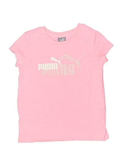 Pre-owned Puma Kids' Short Sleeve T-shirt In Pink