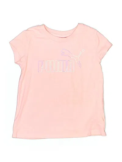 Pre-owned Puma Kids' Short Sleeve T-shirt In Pink