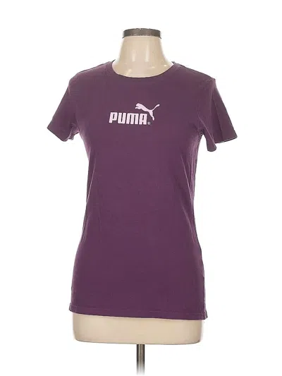 Pre-owned Puma Short Sleeve T-shirt In Purple