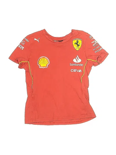 Pre-owned Puma Kids' Short Sleeve T-shirt In Red