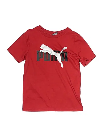 Pre-owned Puma Kids' Short Sleeve T-shirt In Red