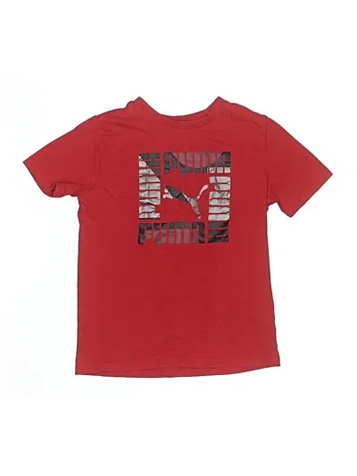 Pre-owned Puma Kids' Short Sleeve T-shirt In Red