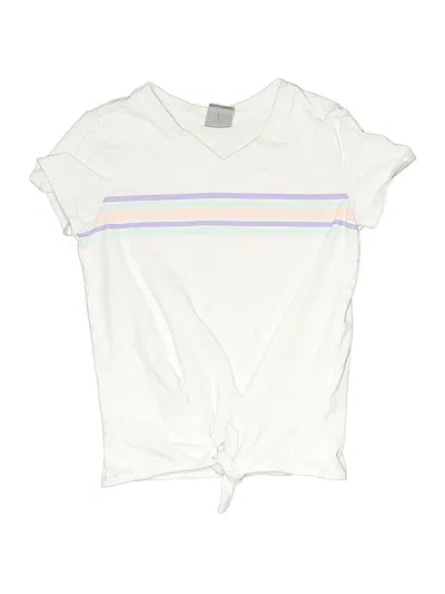 Pre-owned Puma Kids' Short Sleeve T-shirt In White