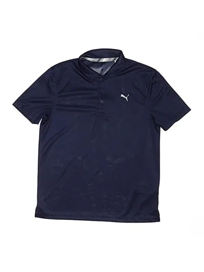 Pre-owned Puma Kids' Short Sleeve Top Blue Tops